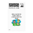 funny soccer mom design postage