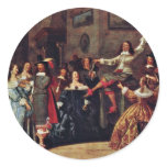 Funny Society By Hals Dirck Stickers