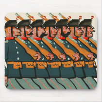 Funny Soldiers Marching mousepads by tnmpastperfect Funny Soldiers Marching mousepads