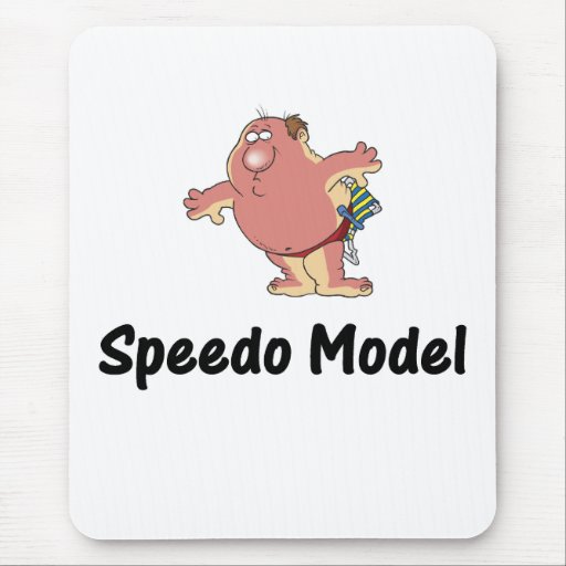 Funny Speedo Model Mouse Pad Zazzle