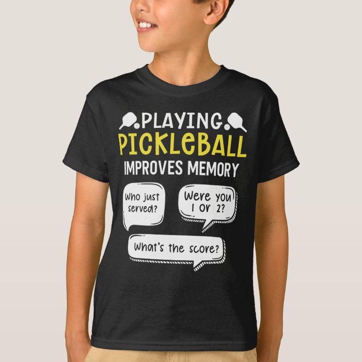 Funny Sports Pickleball Player T Shirt Zazzle