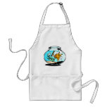 Funny Spring Cleaning Fish Apron