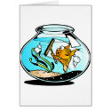 Funny Spring Cleaning Fish cards