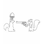 Funny Squirells t-shirts