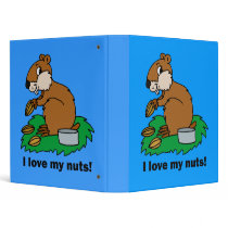 Funny squirrel binder