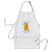 Funny Squirrel Lovers Cartoon Kitchen Apron