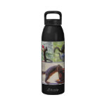 Funny Squirrel Picture Collage Reusable Water Bottles