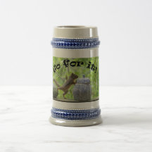 Funny Squirrel Picture ~ Go For It! Coffee Mug