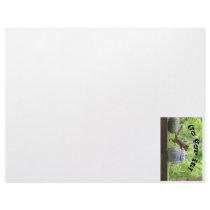 Funny Squirrel Picture ~ Go For It! Personalized Letterhead