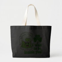 Funny St Patricks Day Canvas Bags
