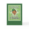 Funny St. Patrick's Day card: O'Bama by chuckink Funny St. Patrick's Day card: O'Bama