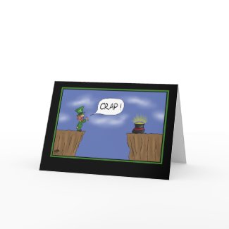 Funny St Patricks Day Card: So Close card