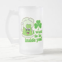 Funny St Patricks Day Green Beer Mug