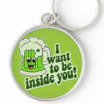 Funny St Patricks Day Irish Keychain