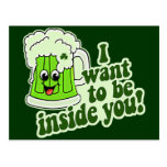 Funny St Patricks Day Irish Postcard