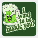 Funny St Patricks Day Irish Stickers