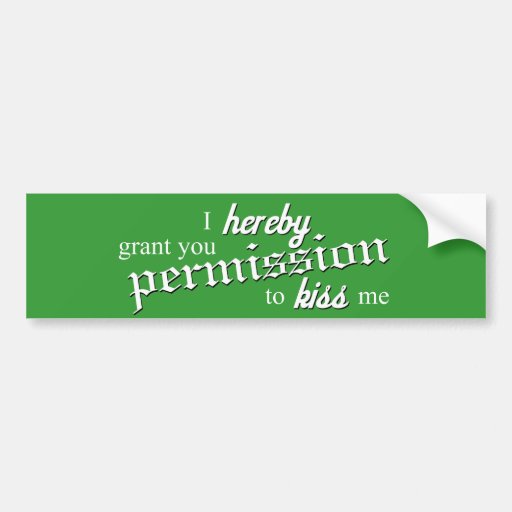Funny St Patricks day kiss me irish Bumper Sticker