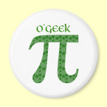 Funny St. Pat's Day Pi Tees - O'Geek, McNerd magnets