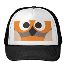 Funny staring owl hat
