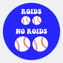 Funny steroids baseball stickers
