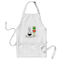 Funny Stir Fry Wok Cartoon Apron