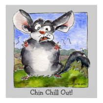 Funny Stress Cartoon Poster Print by zooogle Funny Stress Cartoon Poster Print