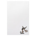 funny stubborn donkey cartoon stationery
