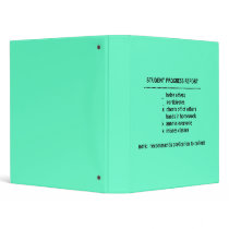 funny student progress report binder