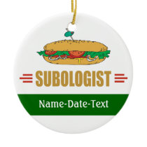 Funny Submarine Sandwich Ornament