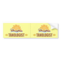 Funny Sun Tanning Bumper Stickers