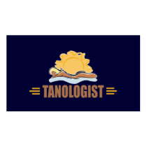 Funny Sun Tanning Business Card Template