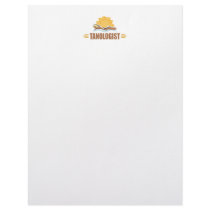 Funny Sun Tanning Letterhead