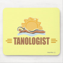 Funny Sun Tanning Mousepads
