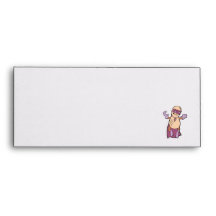 funny super hero villian peanut character envelopes