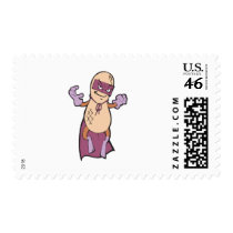 funny super hero villian peanut character postage stamps