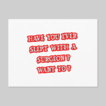 Funny Surgeon Pick-Up Line Postcard