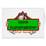 funny sustainability card