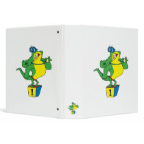 funny swimmer champ alligator crocodile binder