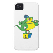 funny swimmer champ alligator crocodile iphone 4 case-mate cases