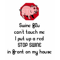 FUNNY SWINE FLU T SHIRTS
