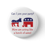 Funny switch political parties buttons