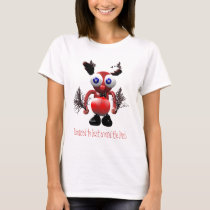 Funny T-shirt "Licensed to beat around the Bush"