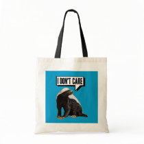 Funny Talking Honey Badger Tote Bags