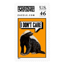 Funny Talking Honey Badger Stamps