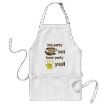 Funny tea party apron