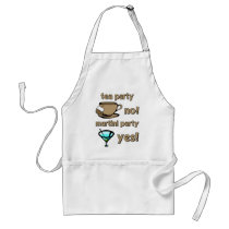 Funny tea party apron