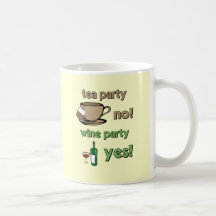 Funny tea party mug