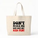 Funny teacher bag