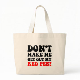 Funny teacher bag