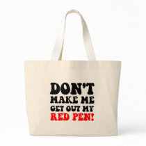 Funny teacher canvas bag